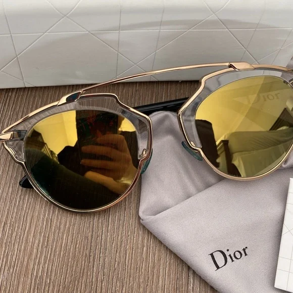 Dior So Real 48mm Brow Bar Sunglasses - Picture 13 of 16
